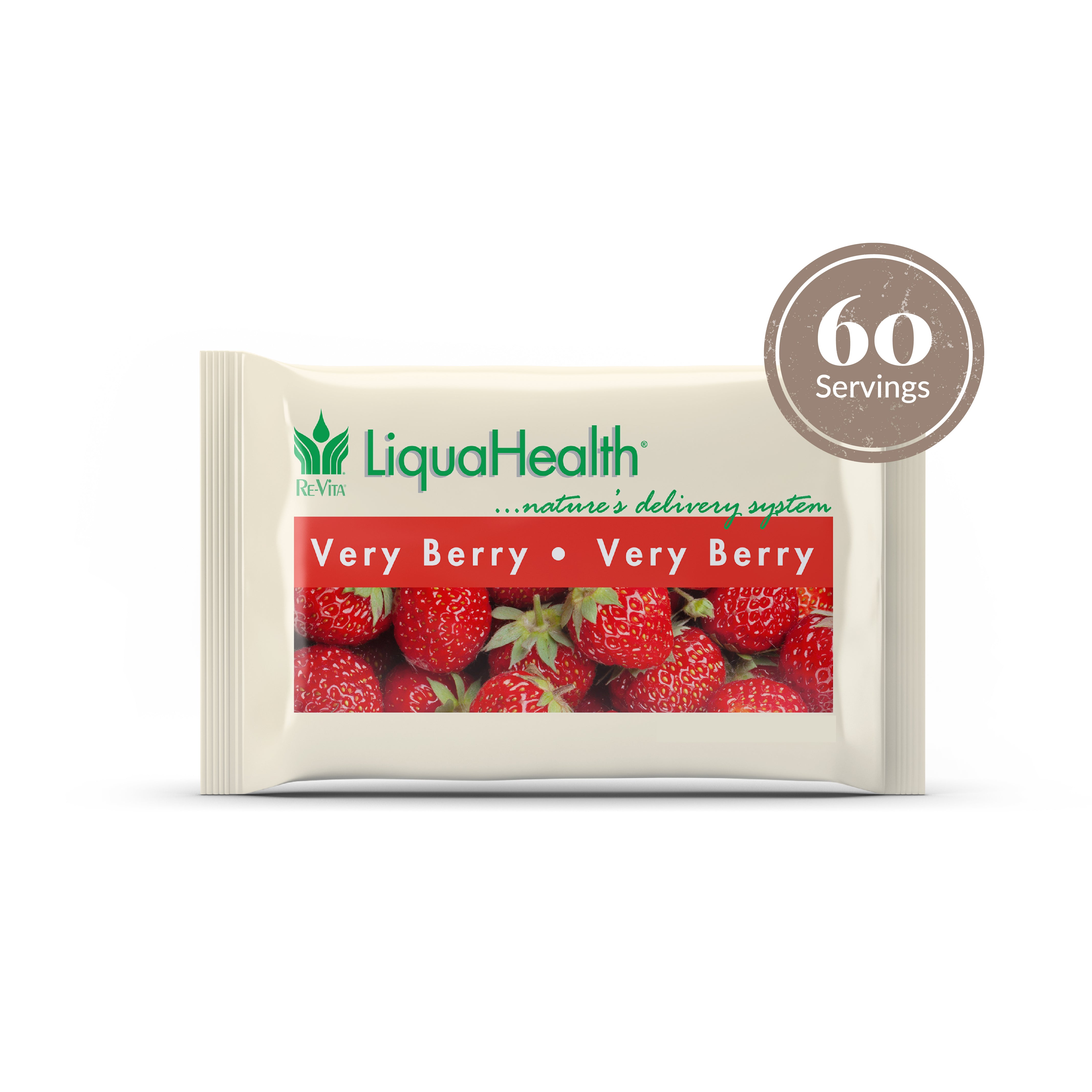 REKAERU ベリービタミン Very Berry LiquaSpirulina Essential Pack 60 Servings – RE-VITA