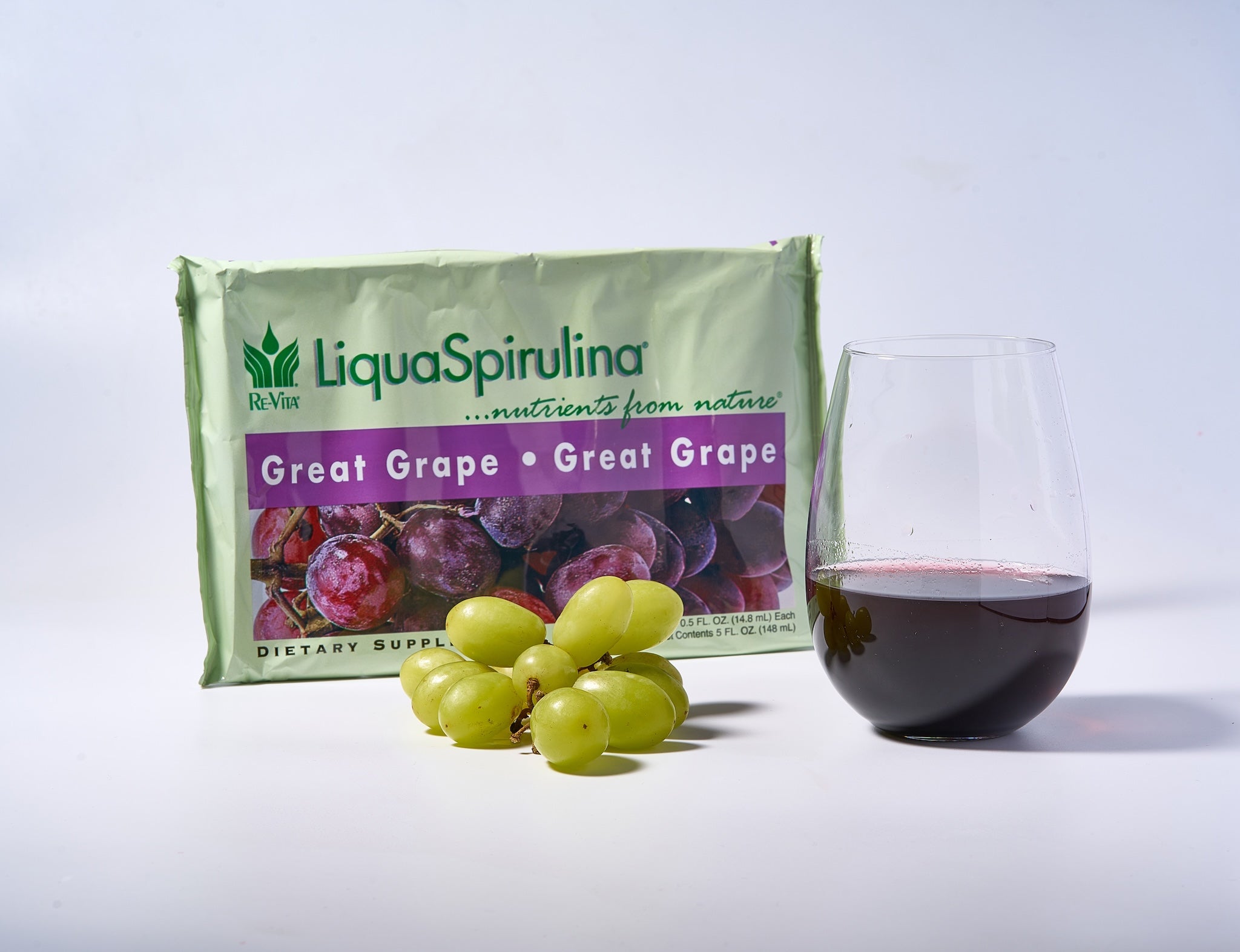 Great Grape LiquaSpirulina Smart Pack 190 Servings