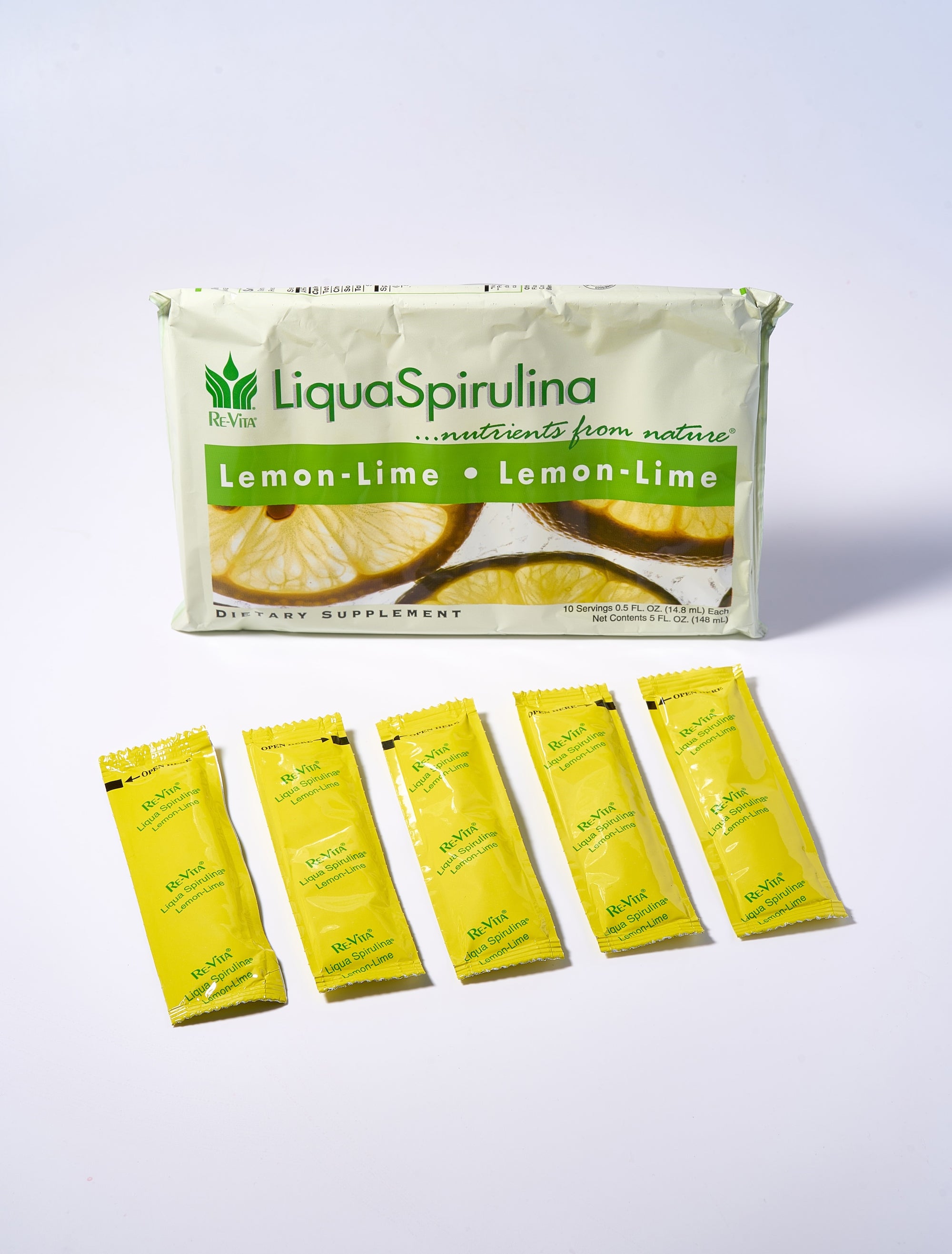Lemon-Lime LiquaSpirulina Smart Pack 190 Servings