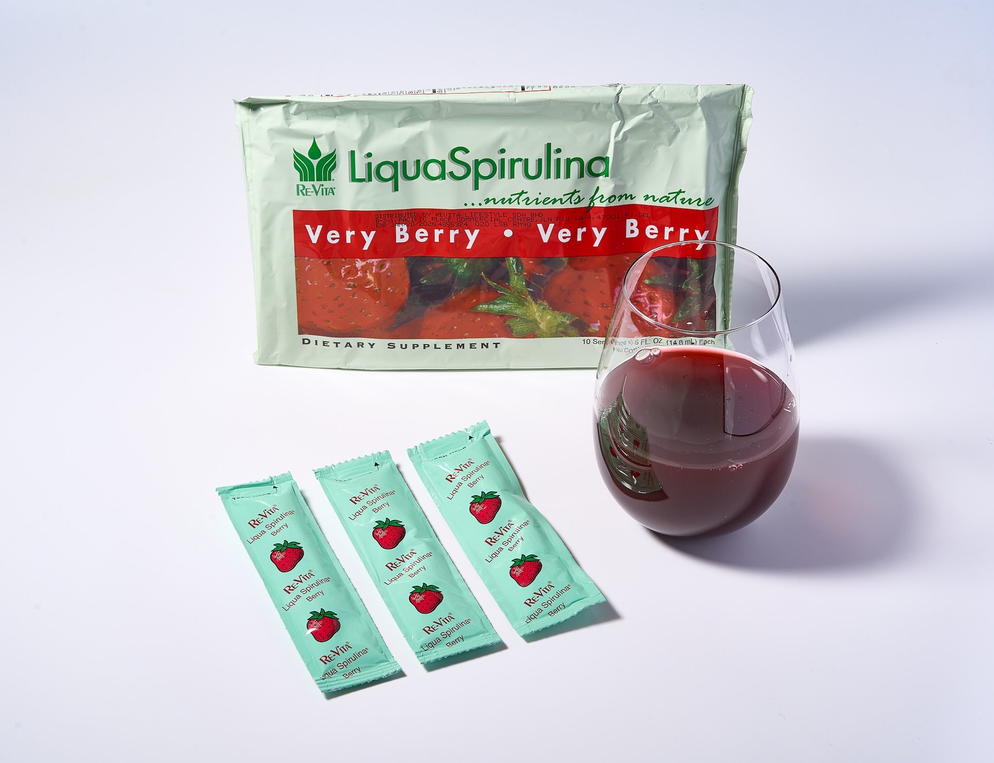 Very Berry LiquaSpirulina Starter Pack 30 Servings