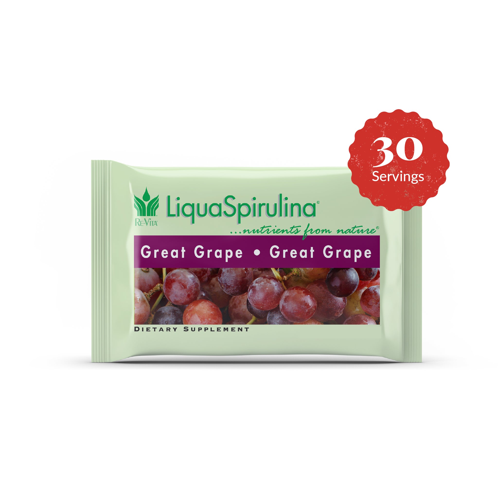 Great Grape Liqua Spirulina Starter Pack 30 Servings